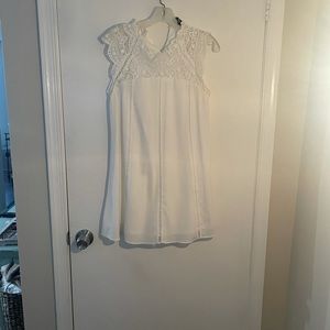 Cute white mini dress from lulus